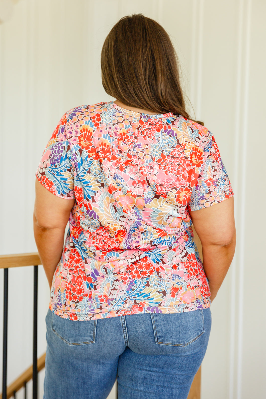 Flowers Everywhere Floral Top - Southern Divas Boutique