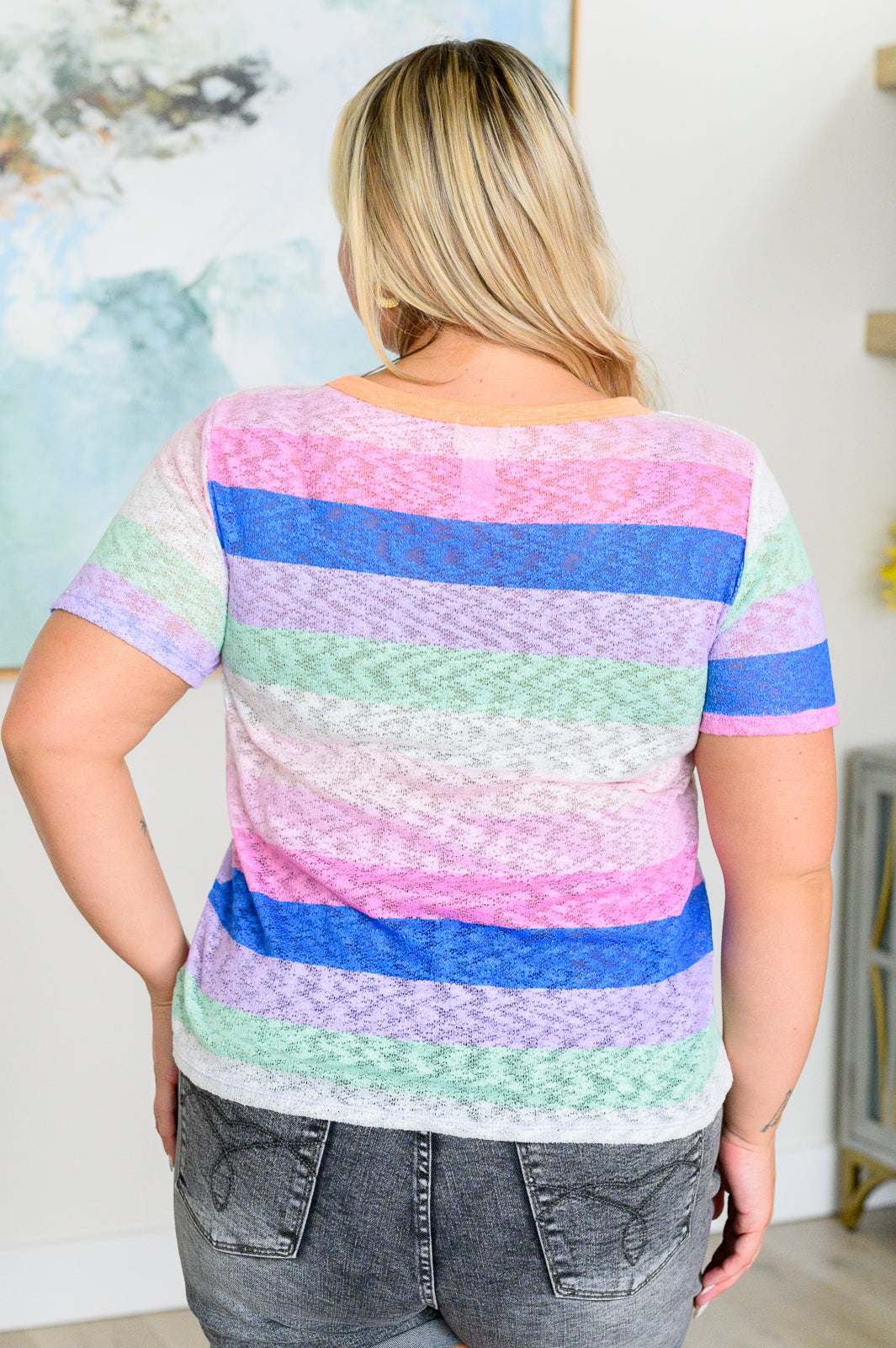 Another Variable Striped Top - Southern Divas Boutique