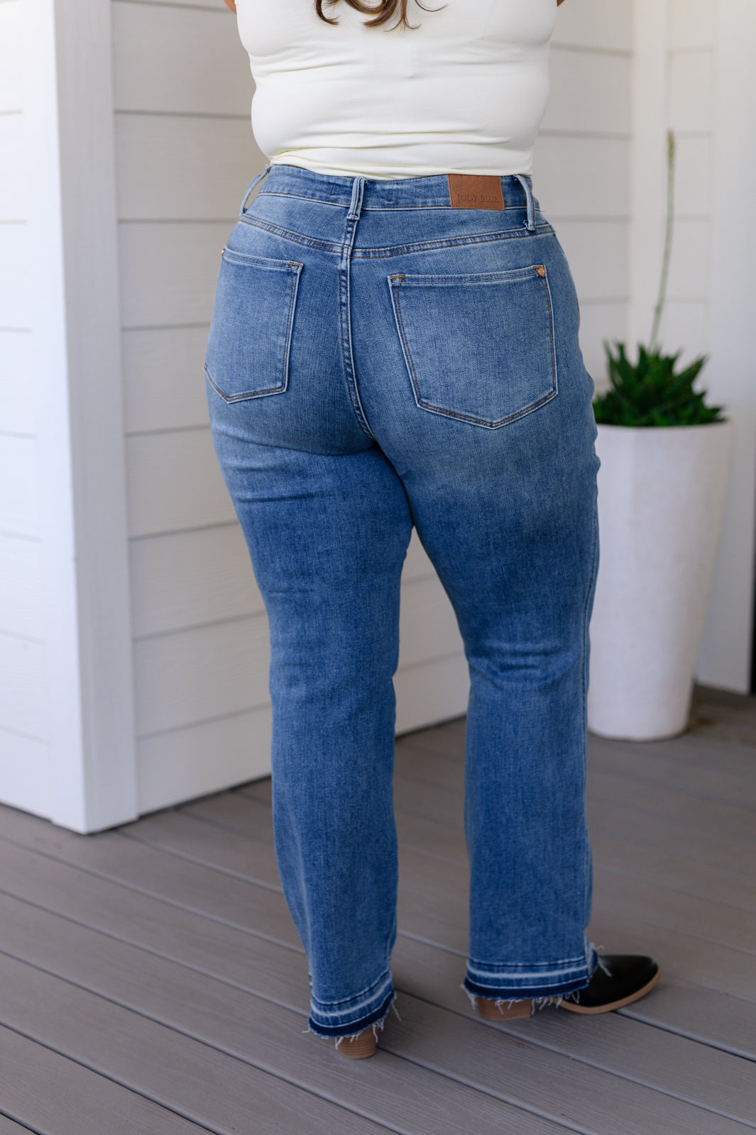 Beatrice High Rise Bootcut Jeans - Southern Divas Boutique