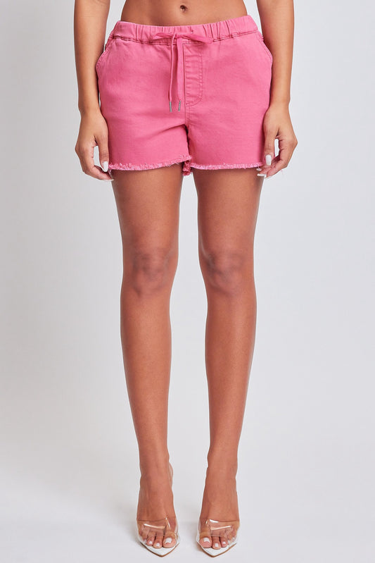 Weekend Ease Shorts - Pink - Southern Divas Boutique