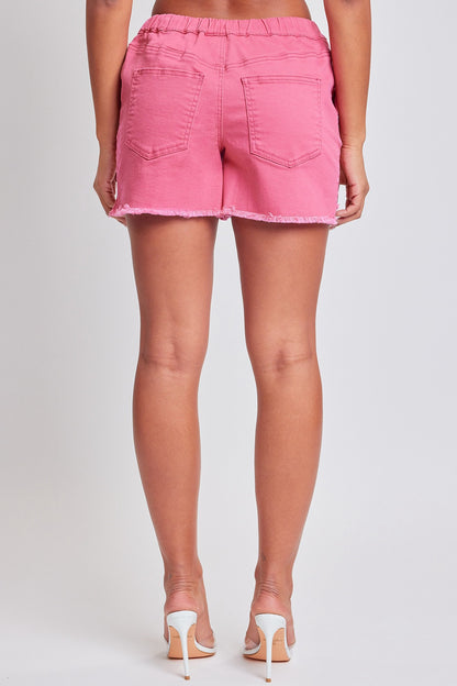 Weekend Ease Shorts - Pink - Southern Divas Boutique