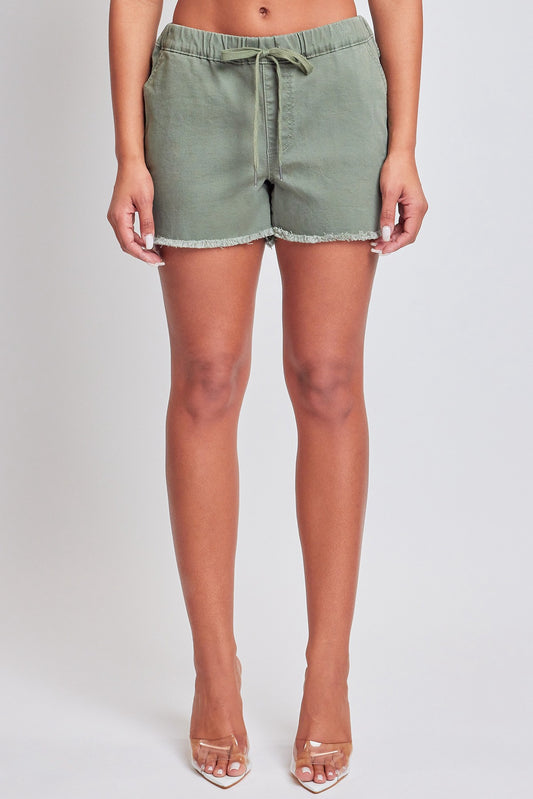 Weekend Ease Shorts - Sage Green - Southern Divas Boutique