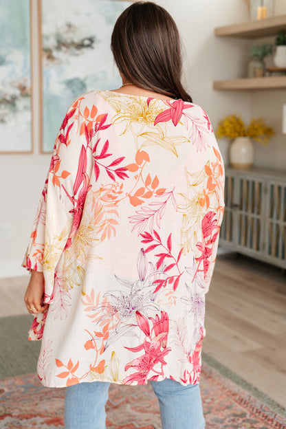 Vacay Season Bell Sleeve Kimono - Southern Divas Boutique