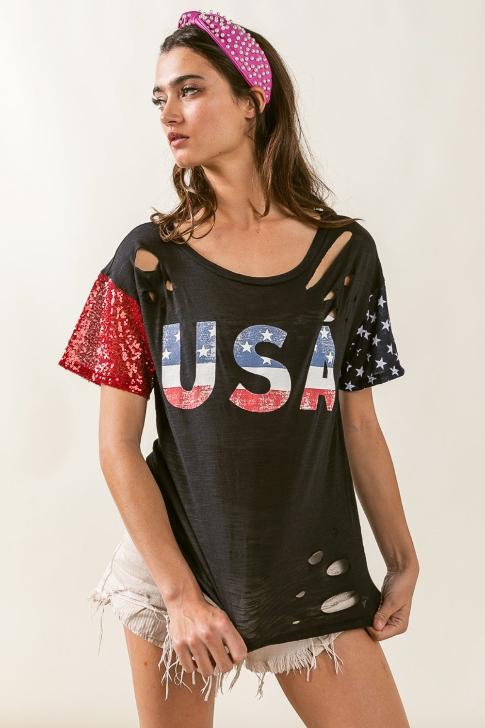 Sparkle In The USA Top - Southern Divas Boutique
