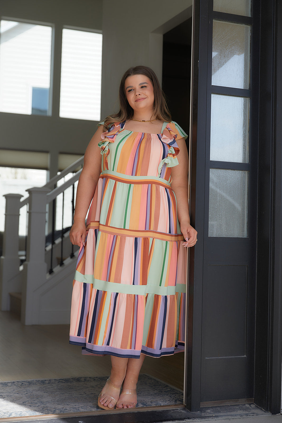 Painted Palette Midi Dress - Southern Divas Boutique
