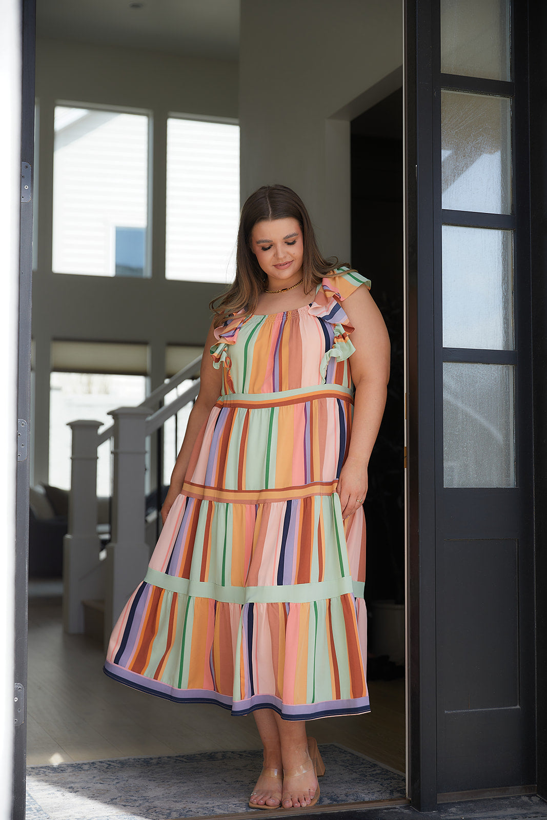 Painted Palette Midi Dress - Southern Divas Boutique