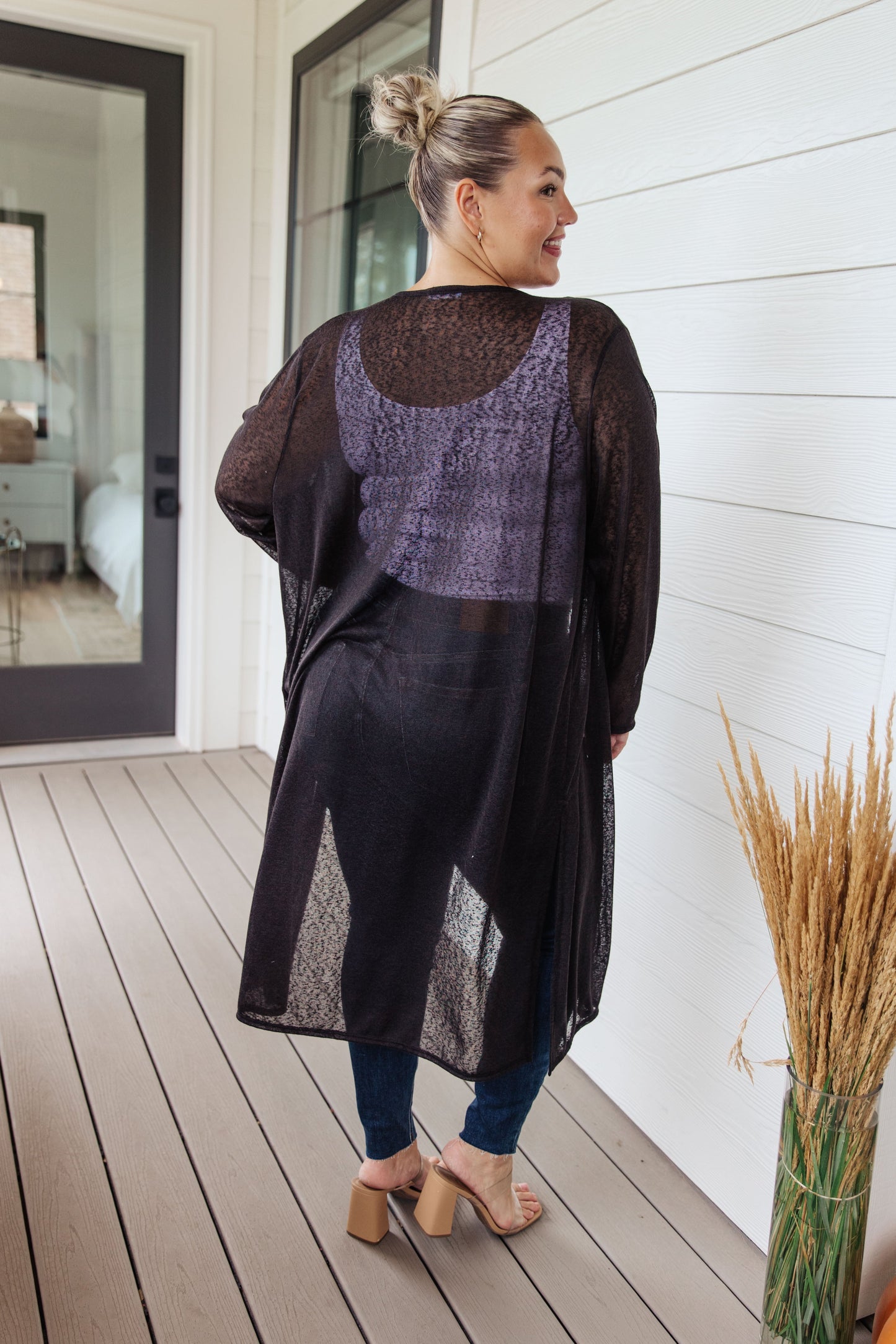 Afternoon Shade Sheer Cardigan - Southern Divas Boutique