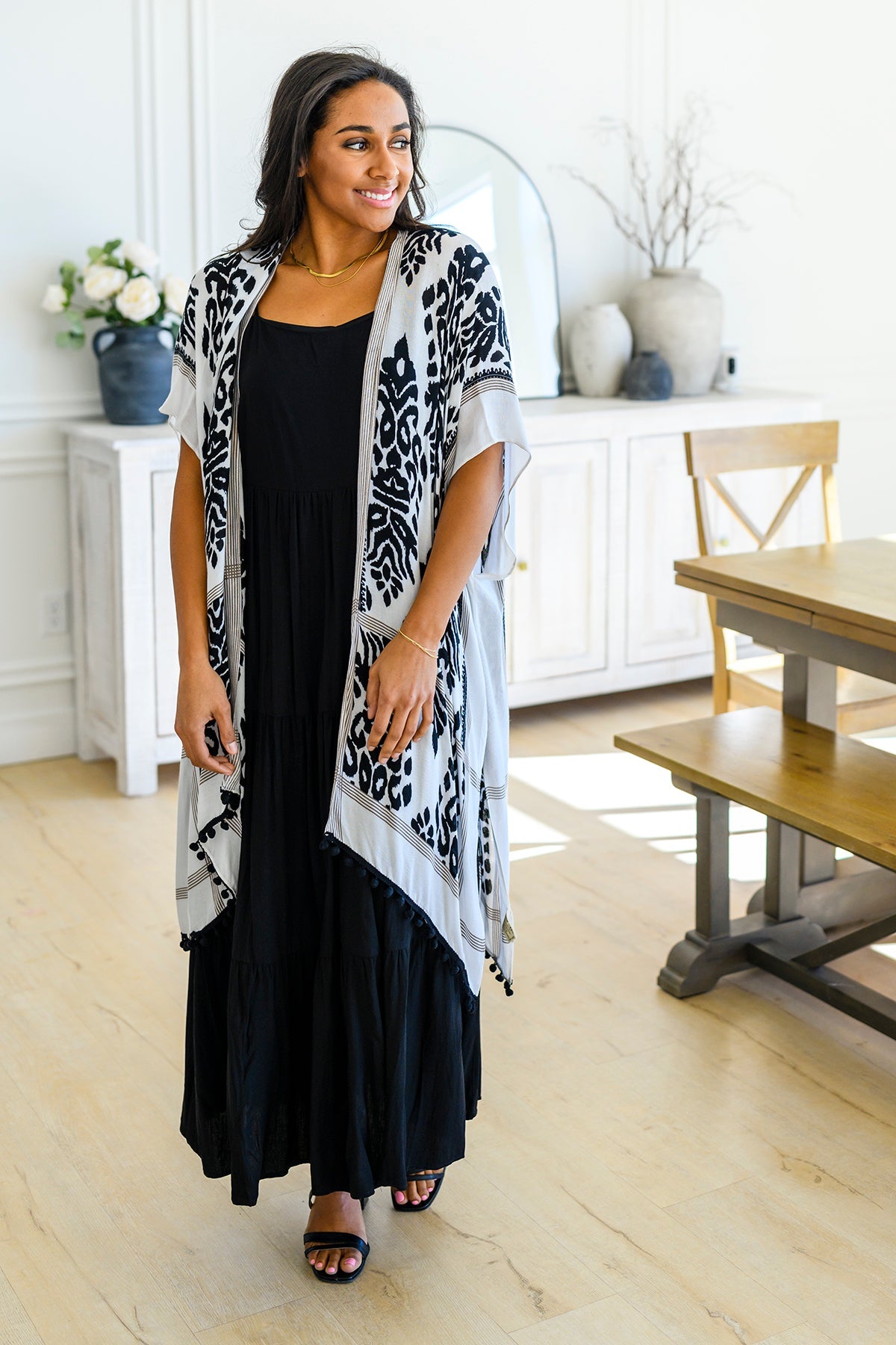 Classically Cool Tiered Maxi Dress - Southern Divas Boutique