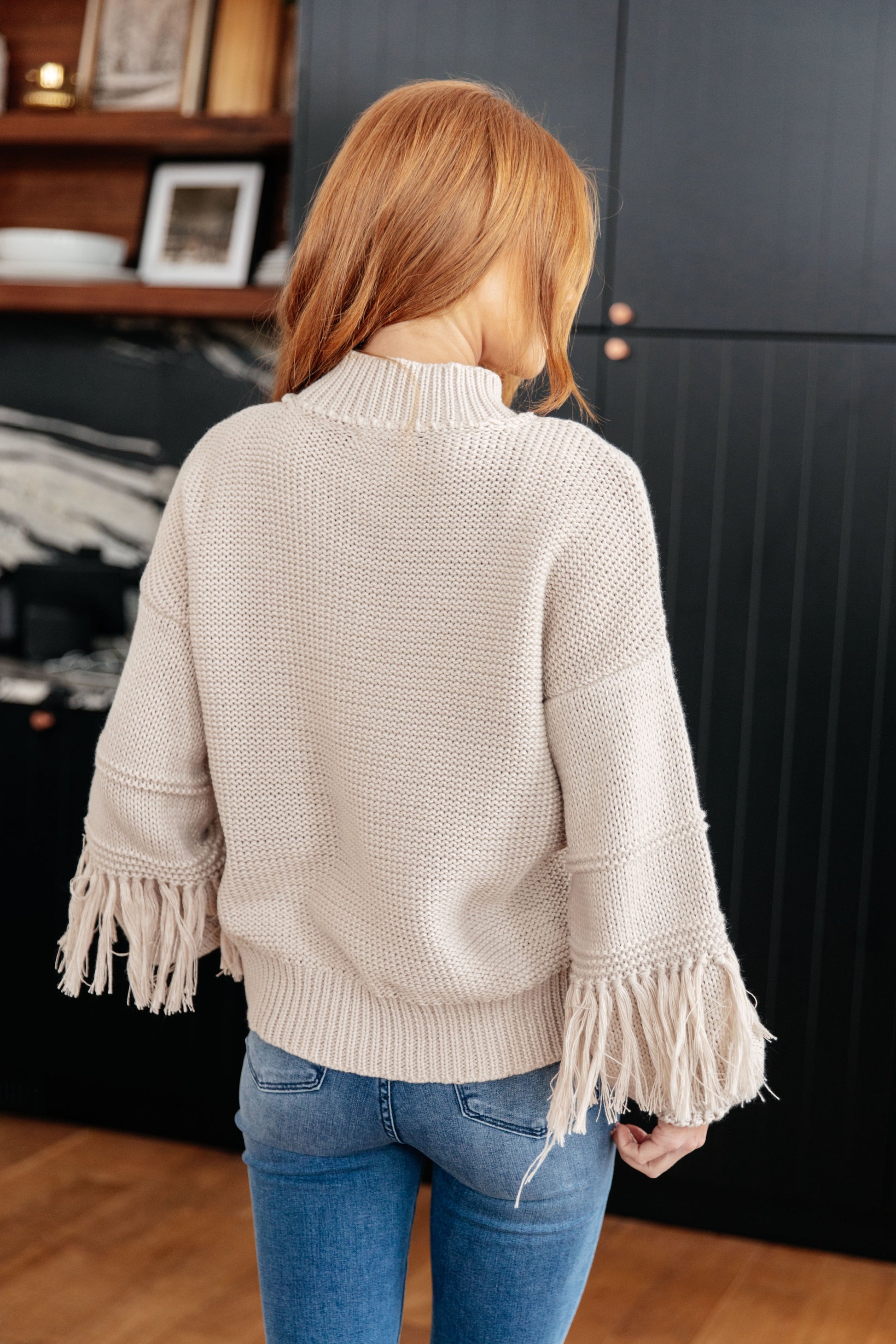 Handle It All Fringe Detail Sweater - Southern Divas Boutique