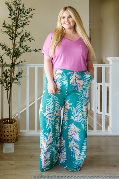 Hawaiiana Floral Pants - Southern Divas Boutique