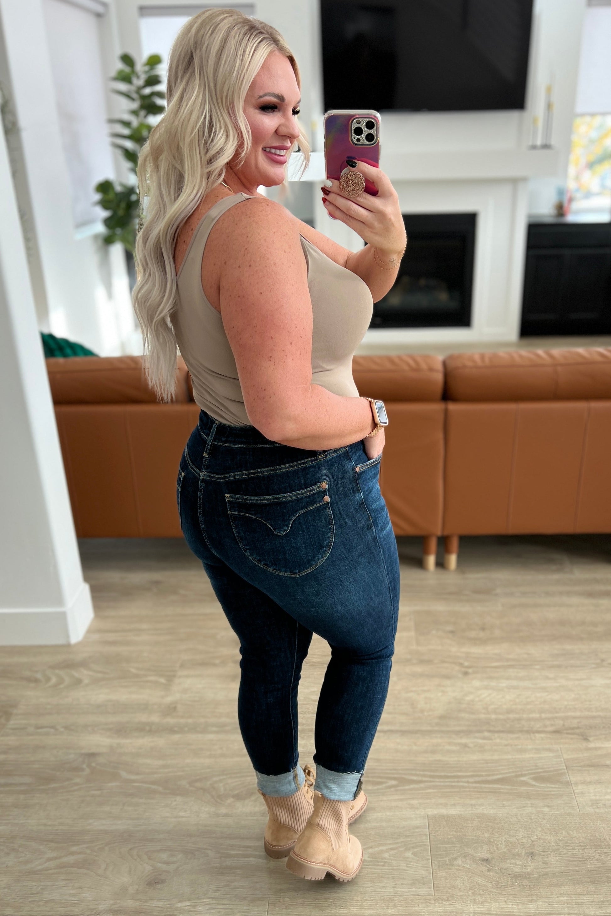Nicole Tummy Control Skinny Jeans - Southern Divas Boutique