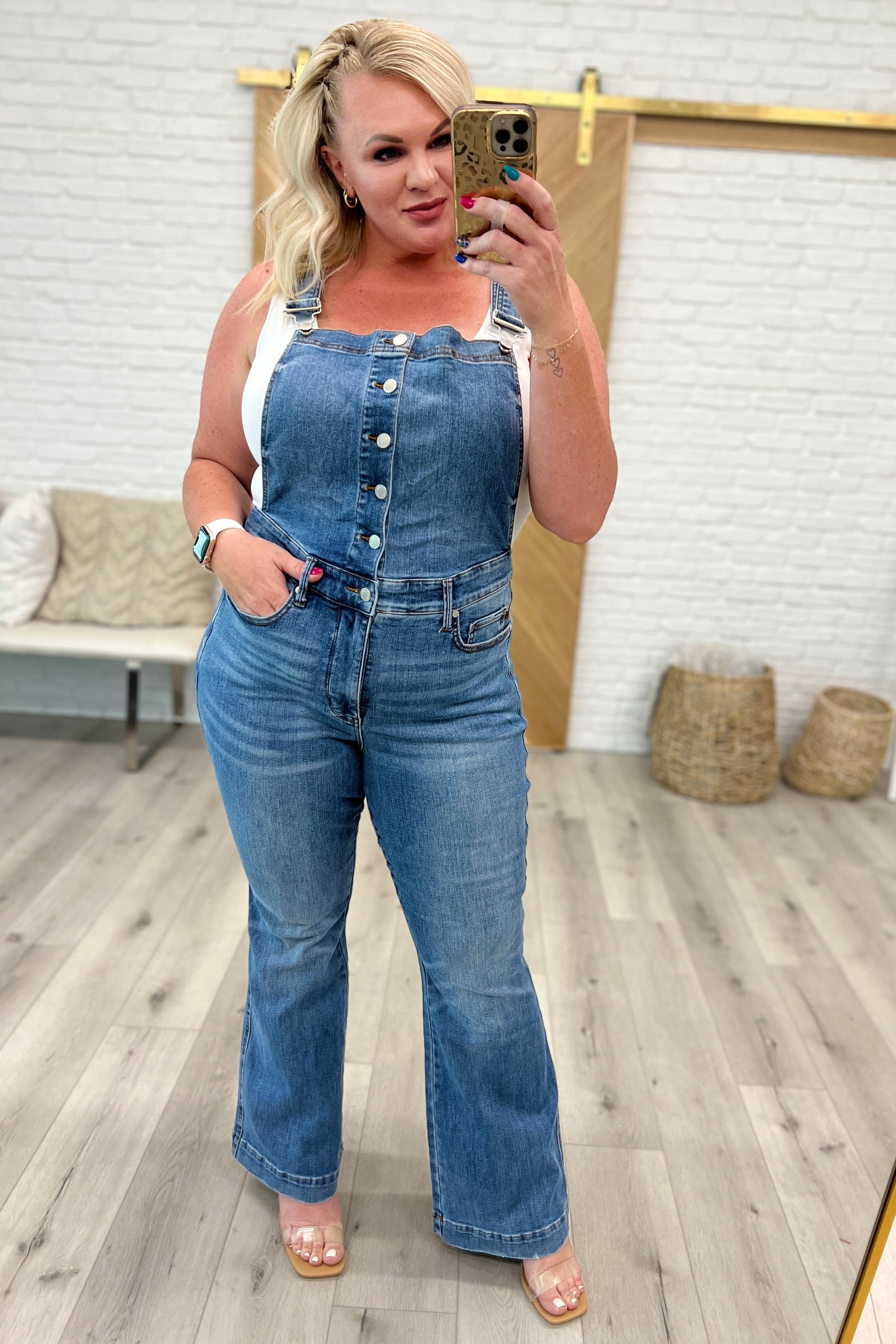 Izzy Control Top Overalls - Southern Divas Boutique