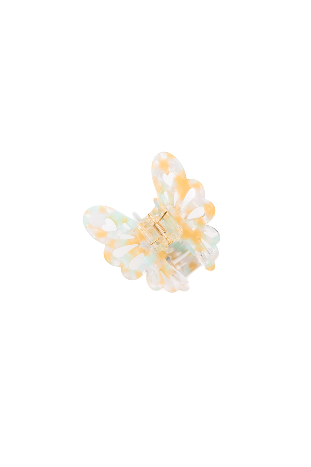 Ivory Butterfly Claw Clip - Southern Divas Boutique