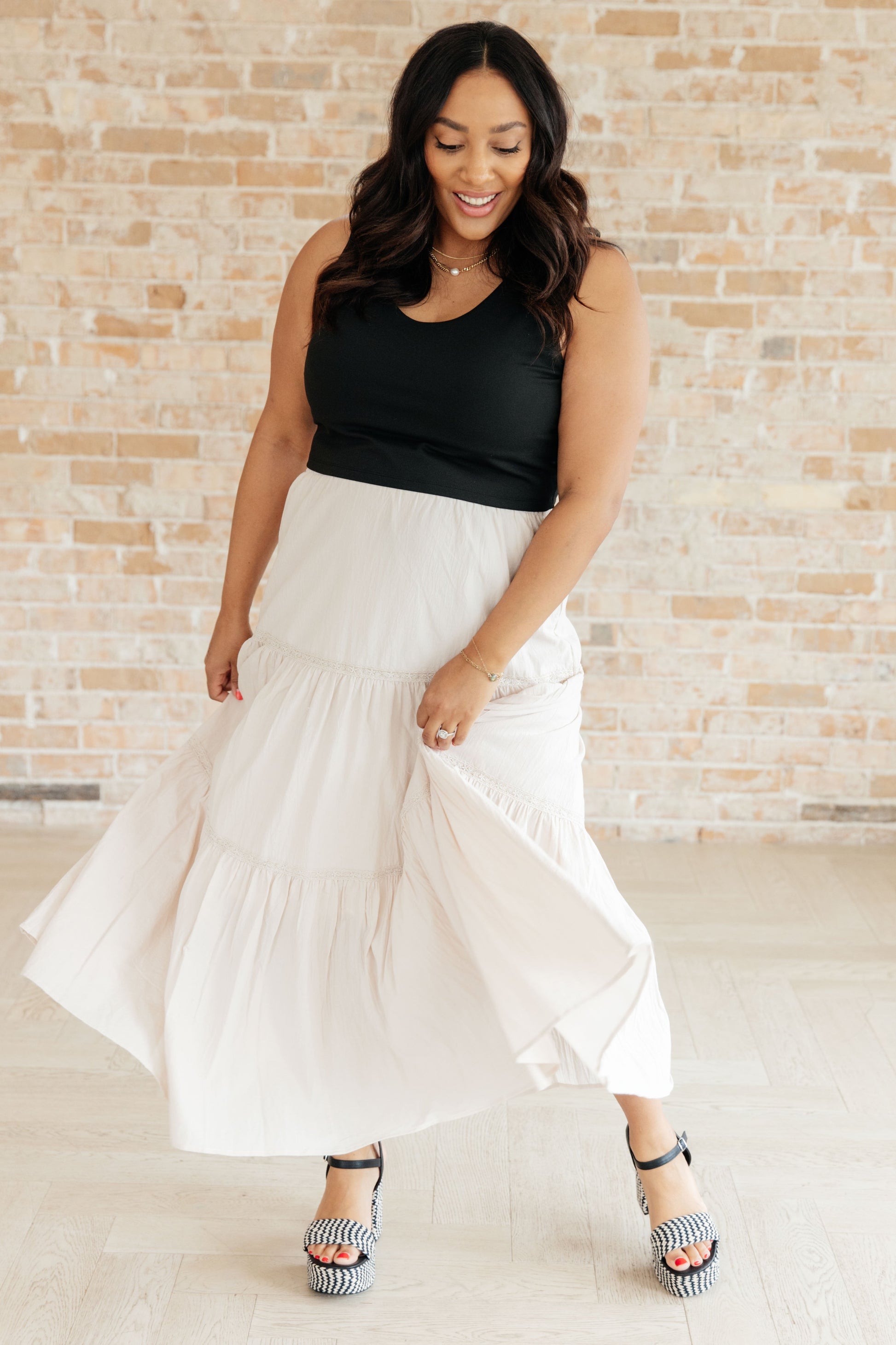 Let It Begin Tiered Maxi Skirt - Southern Divas Boutique