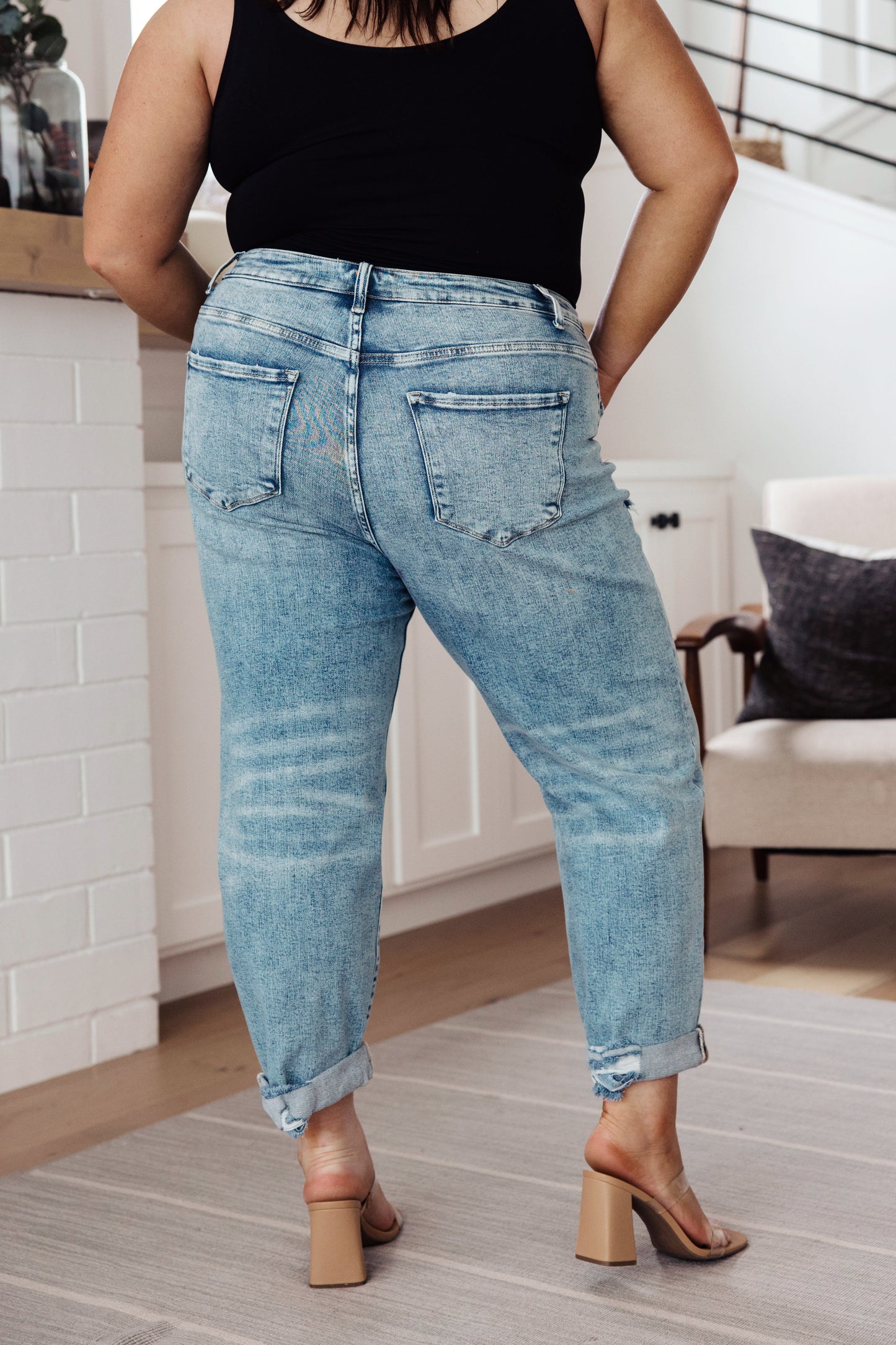My Way Boyfriend Jeans - Southern Divas Boutique