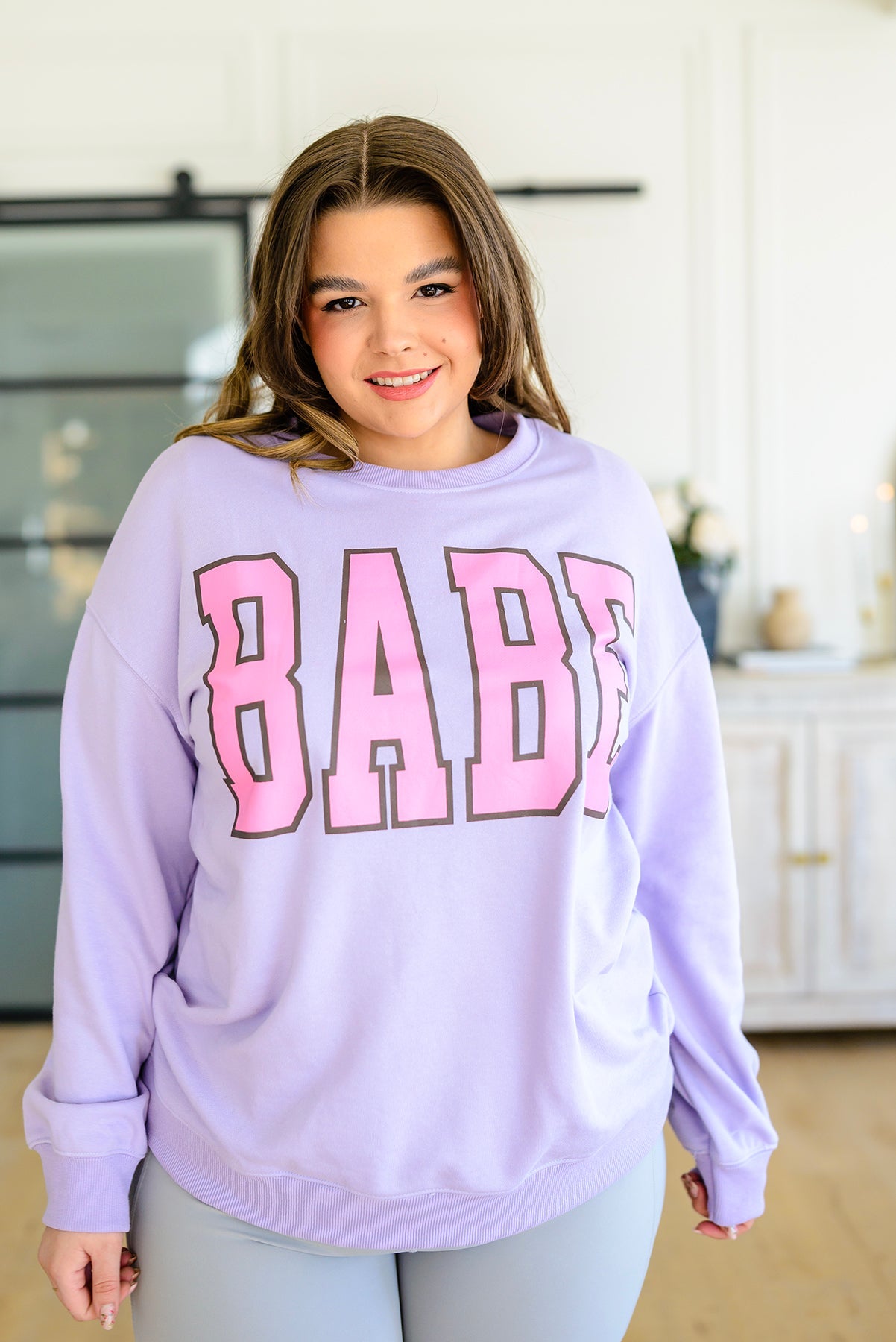 She's a Babe Sweater - Southern Divas Boutique